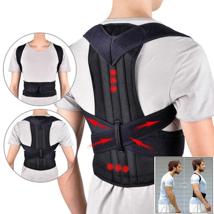 ComfyBrace Posture Corrector-Back Brace for Men and Women-